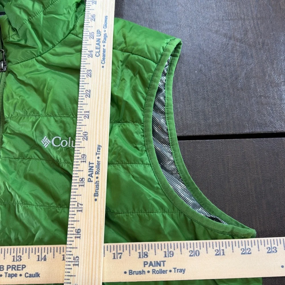 Columbia Lightweight Puffer Vest in Bright Green Sz M - Picture 3 of 9